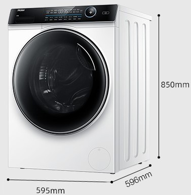 海尔10公斤全自动直驱变频健康除菌滚筒洗衣机XQG100-B12176WU1